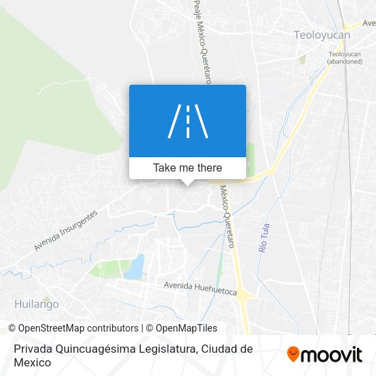 Privada Quincuagésima Legislatura map