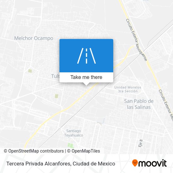 Tercera Privada Alcanfores map