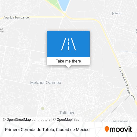 Primera Cerrada de Totola map