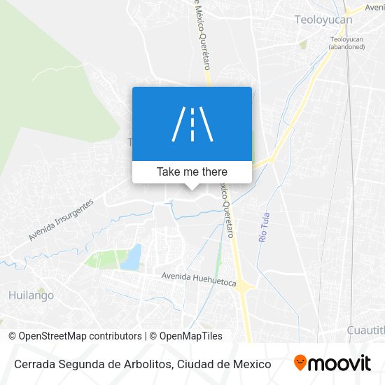 Mapa de Cerrada Segunda de Arbolitos