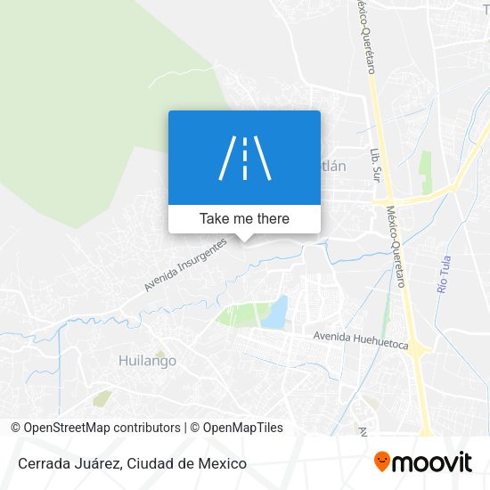 Mapa de Cerrada Juárez