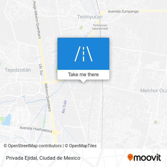 Mapa de Privada Ejidal