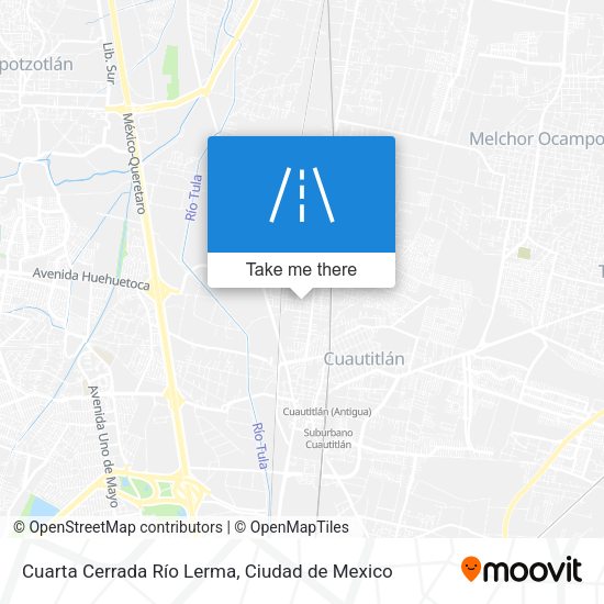 Cuarta Cerrada Río Lerma map