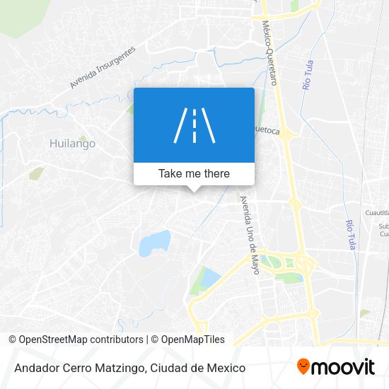 Andador Cerro Matzingo map