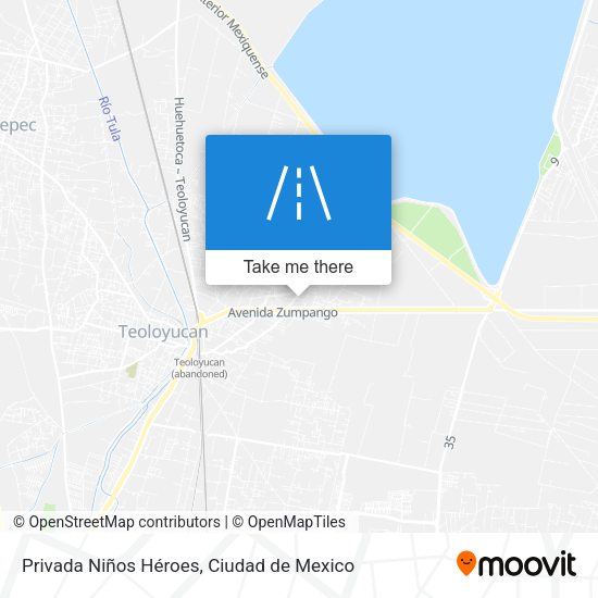 Mapa de Privada Niños Héroes