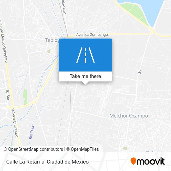Mapa de Calle La Retama
