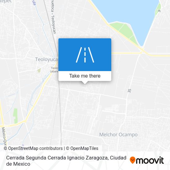 Cerrada Segunda Cerrada Ignacio Zaragoza map