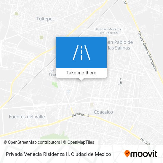 Privada Venecia Risidenza II map