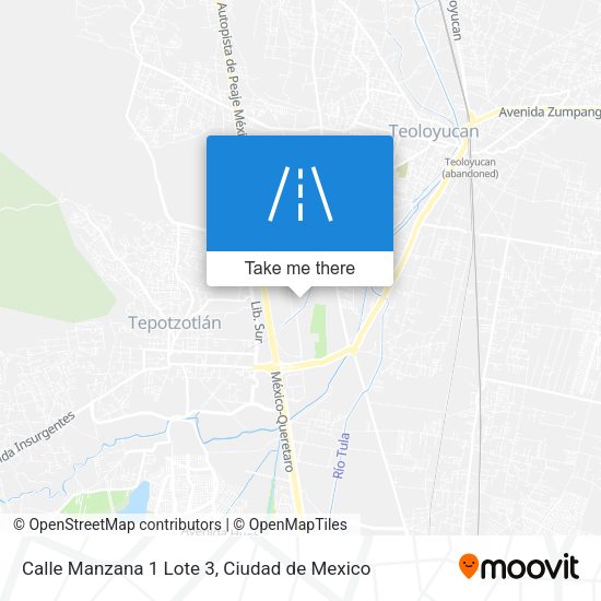 Calle Manzana 1 Lote 3 map
