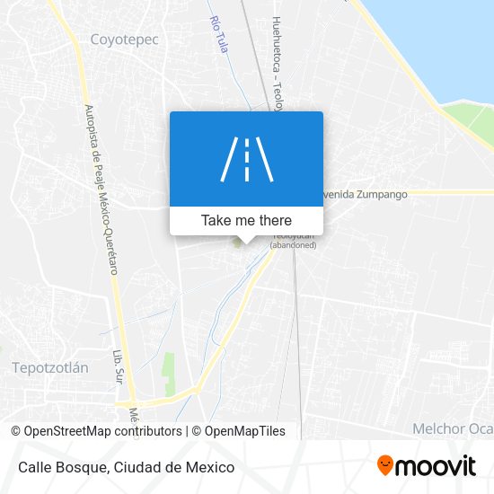 Mapa de Calle Bosque