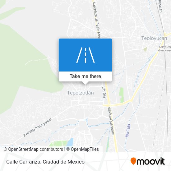 Calle Carranza map
