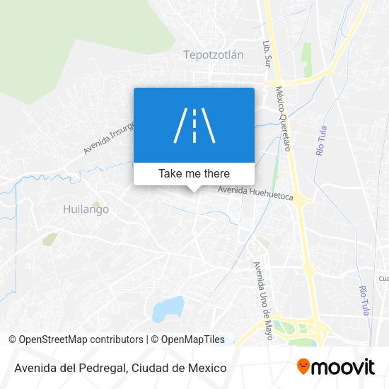 Avenida del Pedregal map