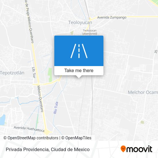 Privada Providencia map