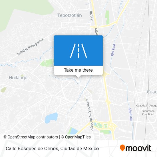 Calle Bosques de Olmos map