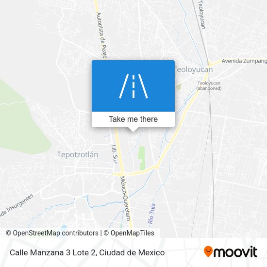 Calle Manzana 3 Lote 2 map