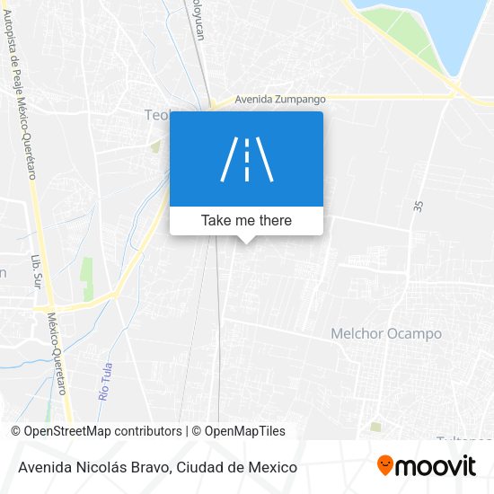 Avenida Nicolás Bravo map