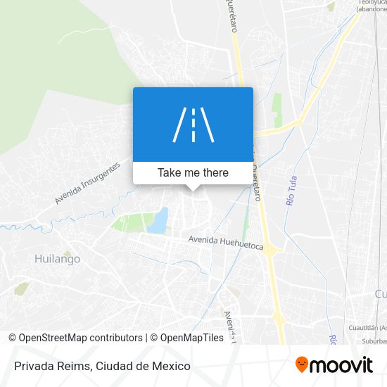 Privada Reims map