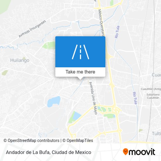 Andador de La Bufa map