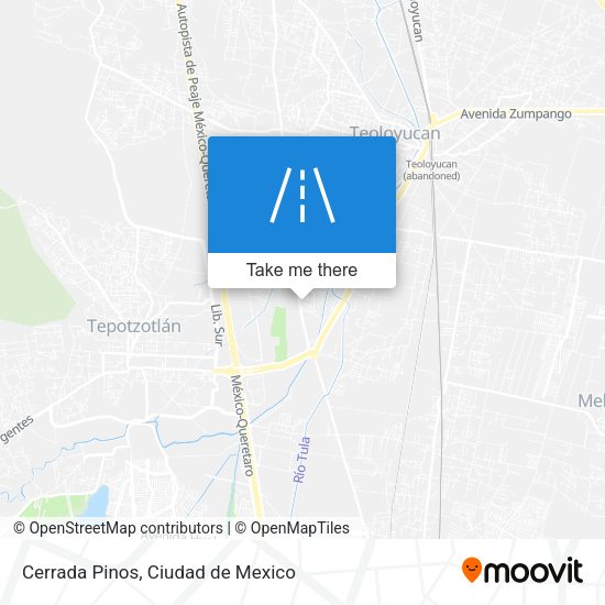 Cerrada Pinos map