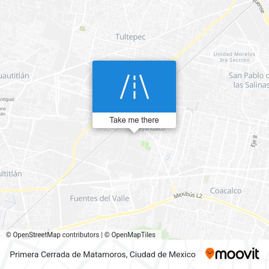 Primera Cerrada de Matamoros map