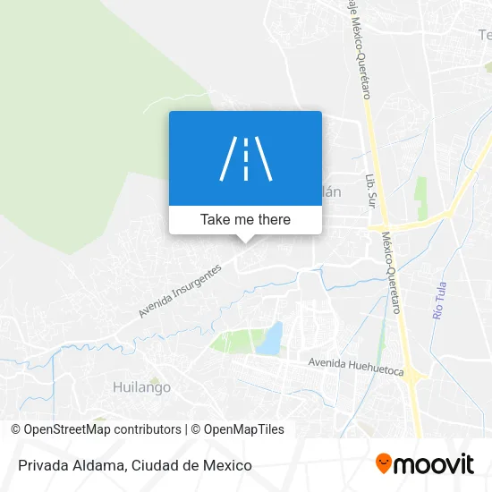 Mapa de Privada Aldama