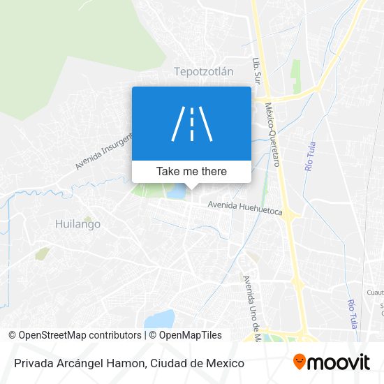 Privada Arcángel Hamon map