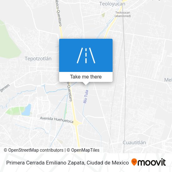 Primera Cerrada Emiliano Zapata map