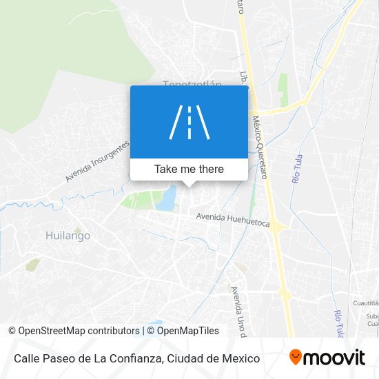 Calle Paseo de La Confianza map