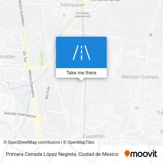 Primera Cerrada López Negrete map