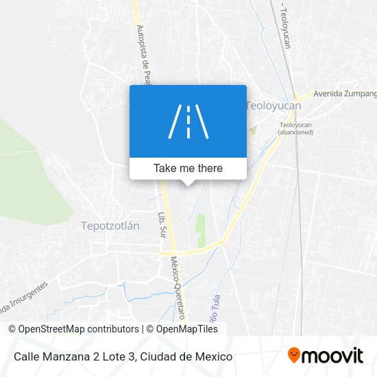 Calle Manzana 2 Lote 3 map