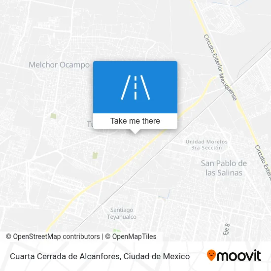 Cuarta Cerrada de Alcanfores map