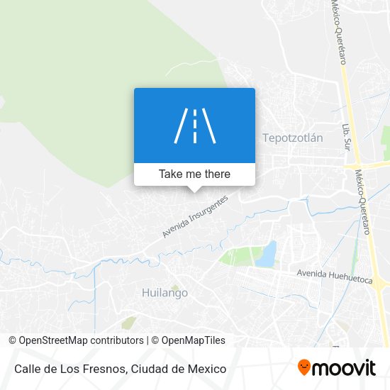 Calle de Los Fresnos map