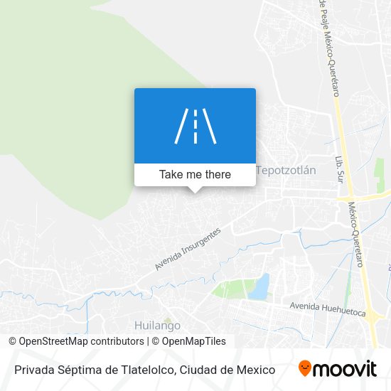 Privada Séptima de Tlatelolco map