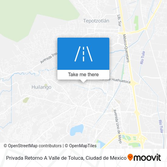 Privada Retorno A Valle de Toluca map