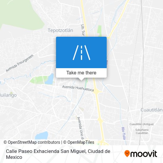 Calle Paseo Exhacienda San Miguel map