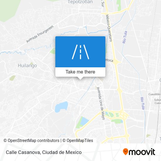 Calle Casanova map
