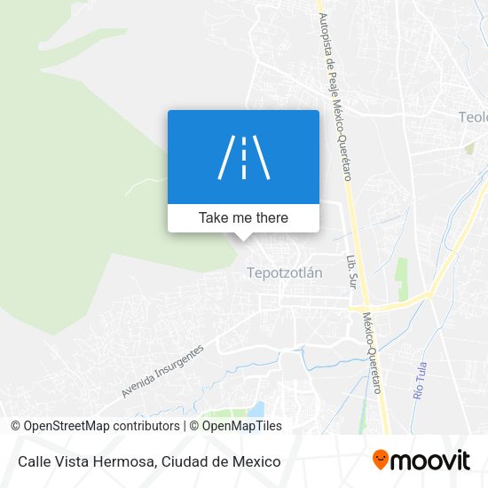 Mapa de Calle Vista Hermosa