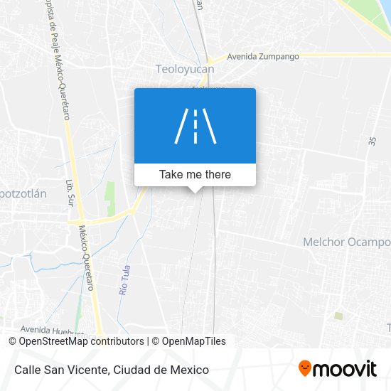 Calle San Vicente map