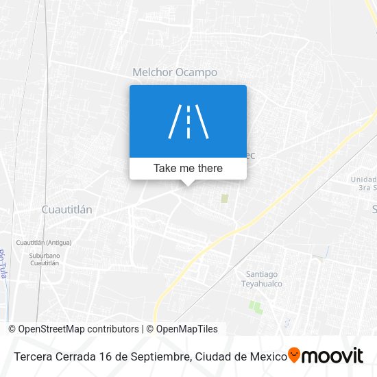 Tercera Cerrada 16 de Septiembre map