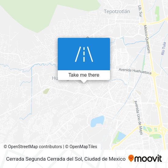 Cerrada Segunda Cerrada del Sol map