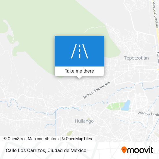 Calle Los Carrizos map