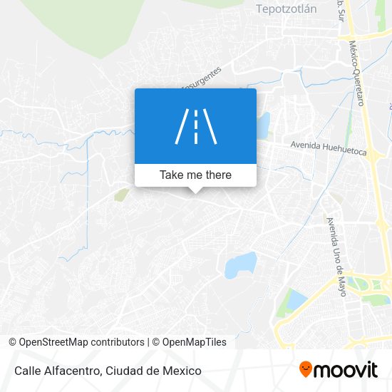 Mapa de Calle Alfacentro