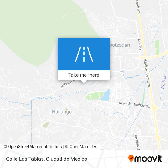 Calle Las Tablas map