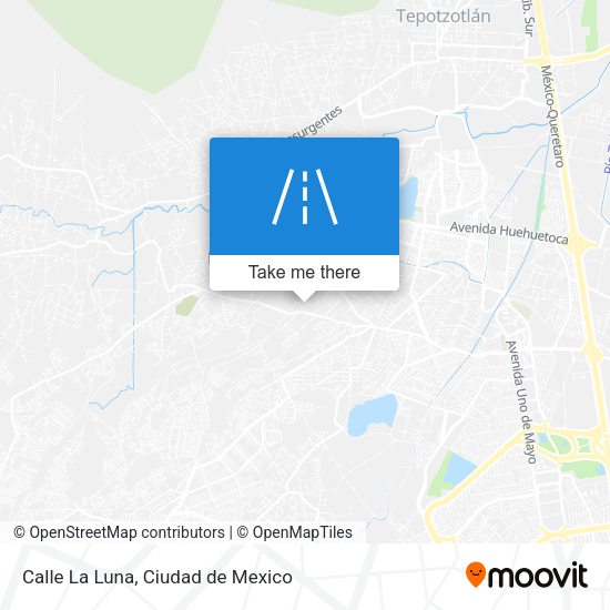 Calle La Luna map