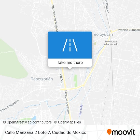 Mapa de Calle Manzana 2 Lote 7