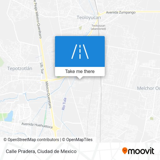 Calle Pradera map