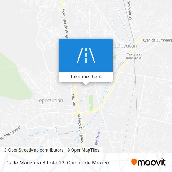 Calle Manzana 3 Lote 12 map