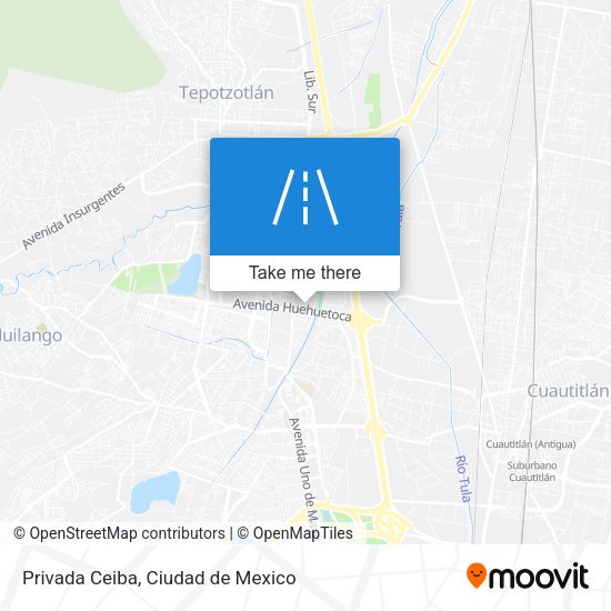 Privada Ceiba map