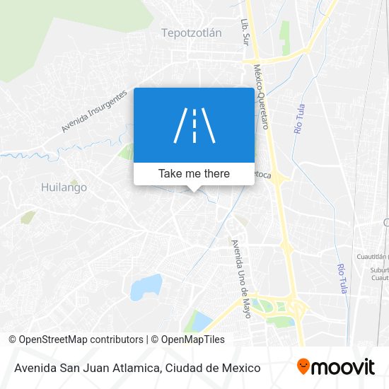Mapa de Avenida San Juan Atlamica