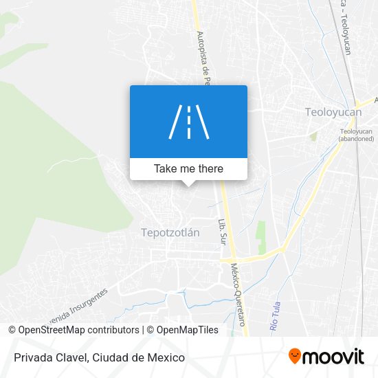 Mapa de Privada Clavel